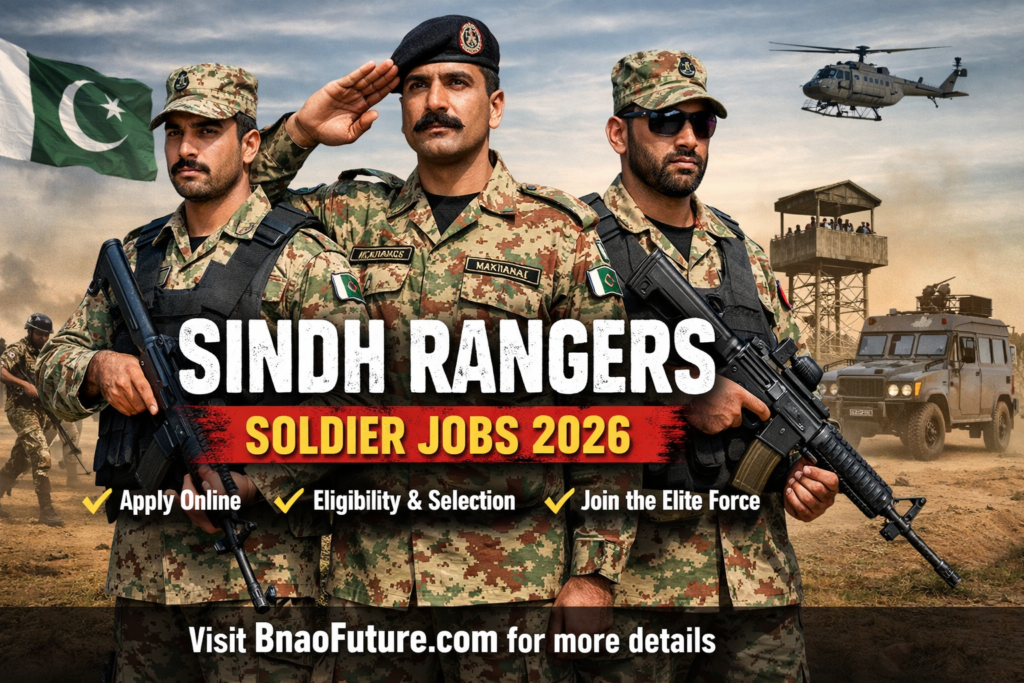 Sindh Rangers Soldier Jobs 2026 – Latest Recruitment Guide